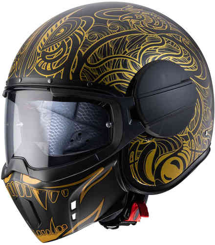 Caberg Ghost Maori Casco Jet Negro Oro M