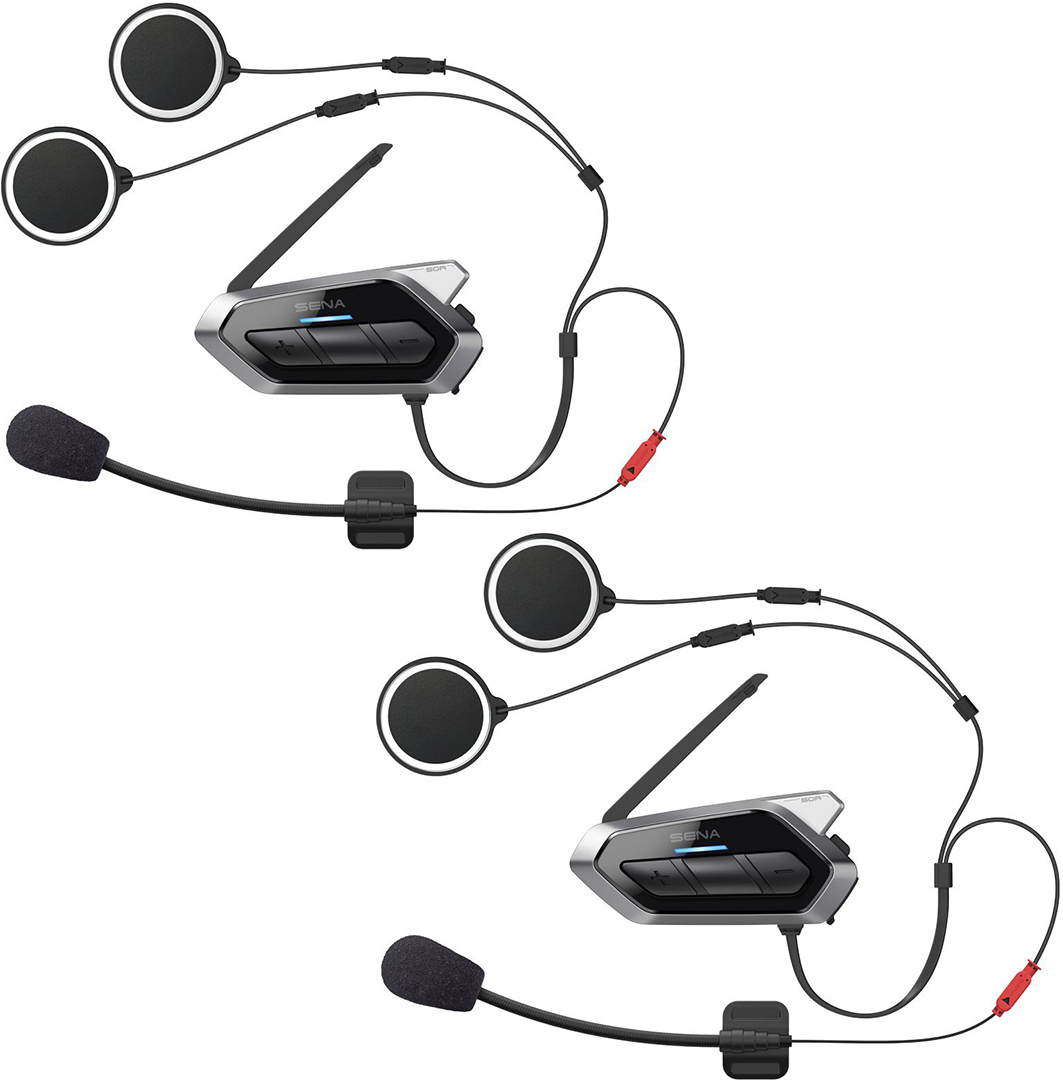 Sena 50R Système de communication Bluetooth Double Set Noir unique taille