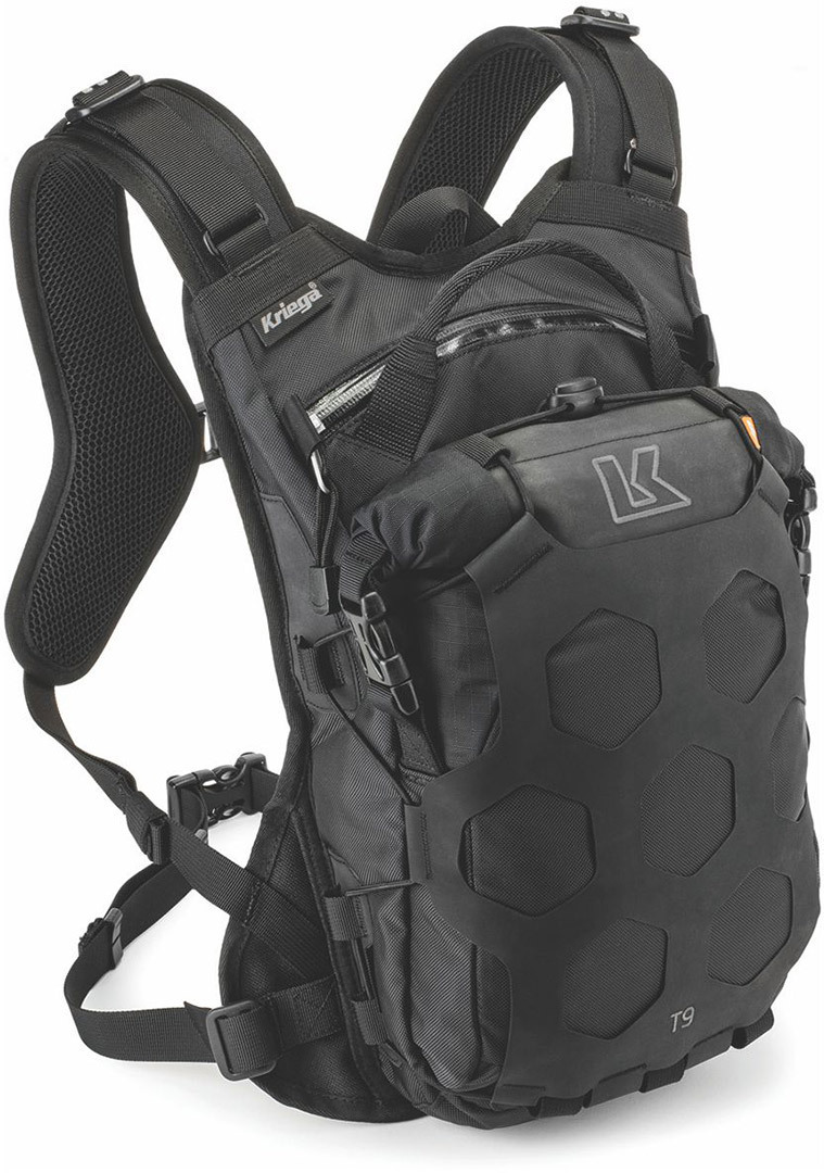 Kriega Trail 9 Motorcycle Backpack Sac à dos de moto Noir unique taille