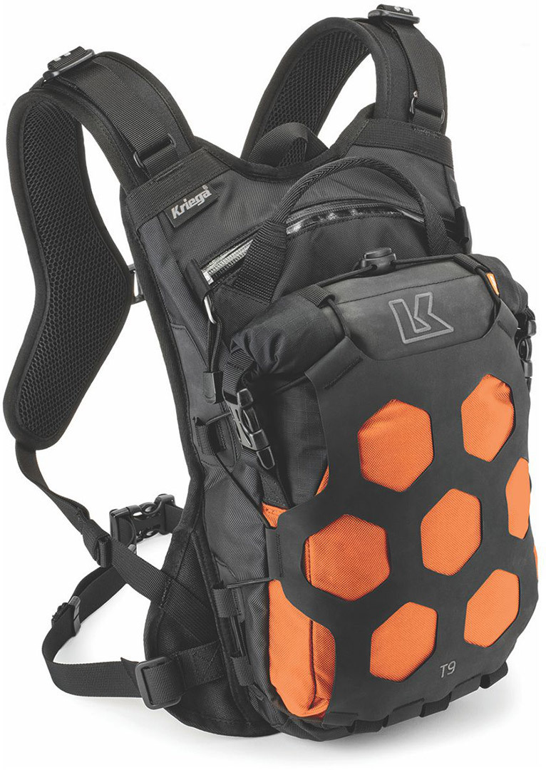 Kriega Trail 9 Motorcycle Backpack Sac à dos de moto Orange unique taille