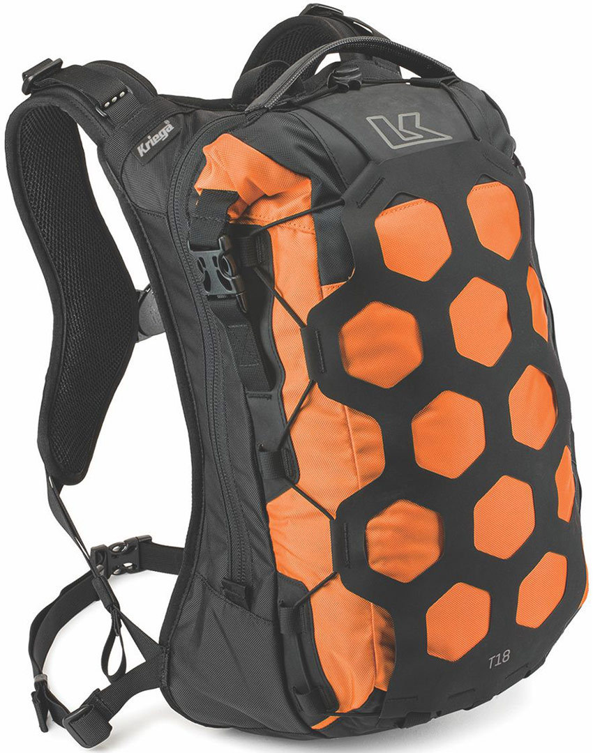 Kriega Trail 18 Motorcycle Backpack Sac à dos de moto Orange unique taille