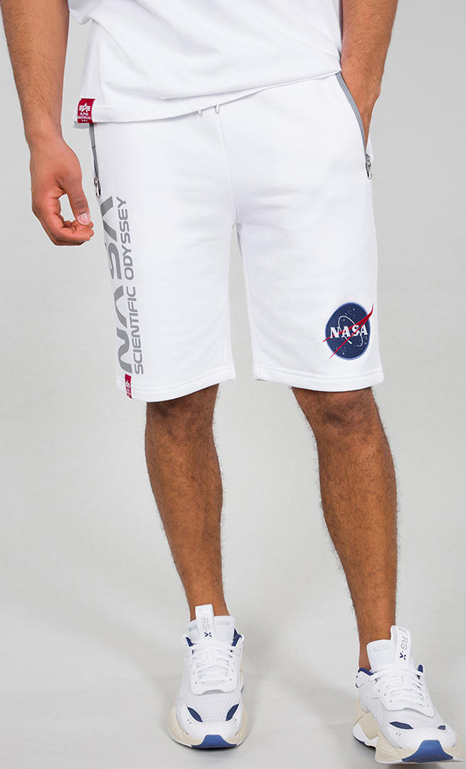Alpha Industries Odyssey Shorts Blanc S