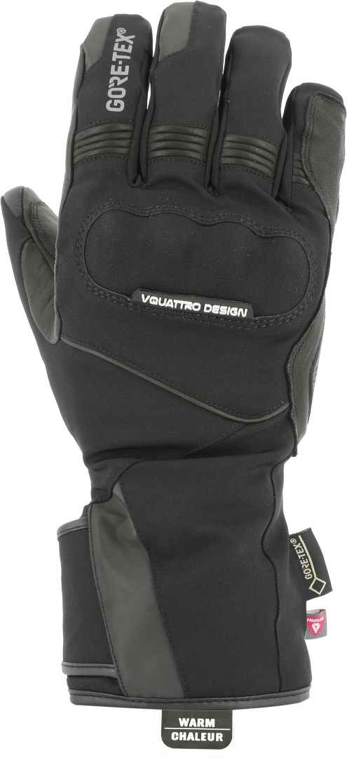 Image of VQuattro Advance 17 Gore-Tex 2-1 Gants de moto Noir 3XL