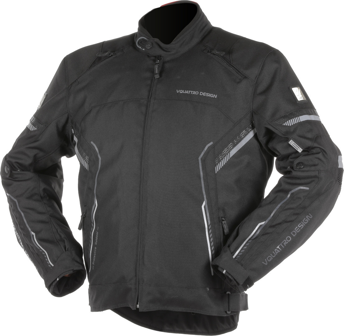 Image of VQuattro Bolt Veste textile de moto Noir 2XL