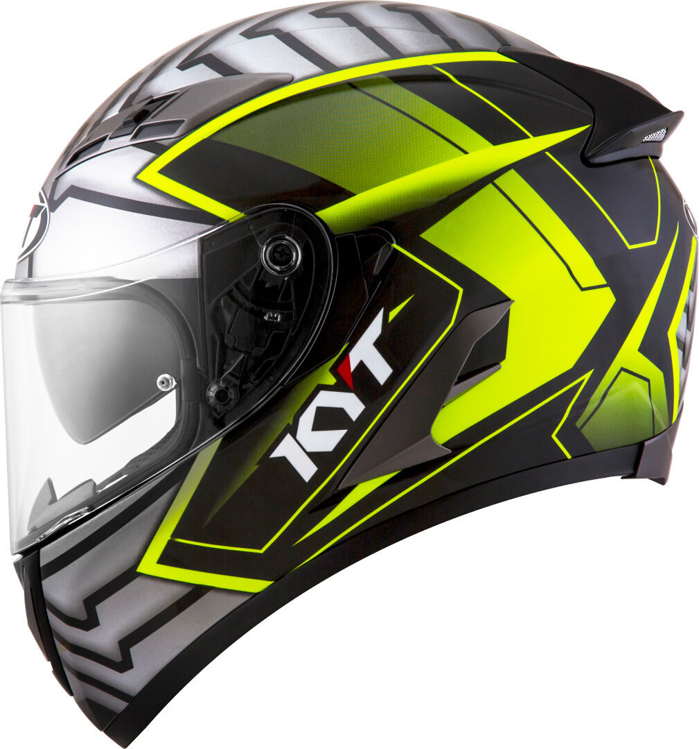 KYT Falcon 2 Armor Casque Gris Jaune XS