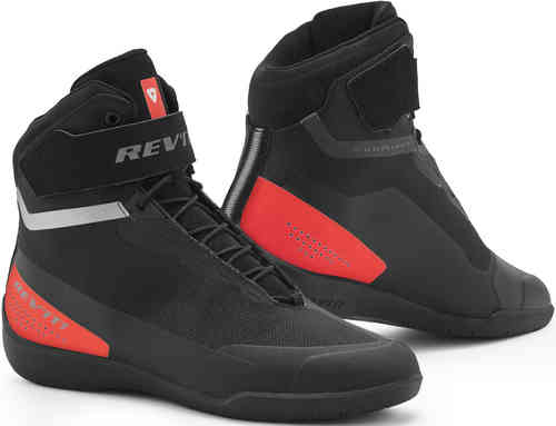 Revit Mission Zapatos de moto Negro Rojo 42
