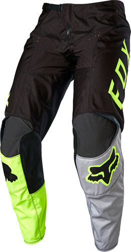 FOX 180 Lovl Pantalones de Motocross Negro Amarillo 30
