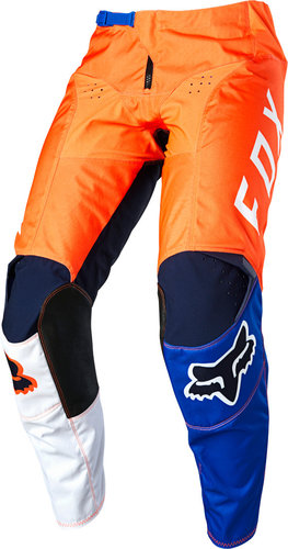 FOX 180 Lovl Pantalones de Motocross Azul Naranja 28