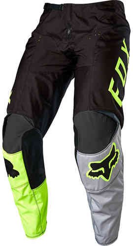 FOX 180 Lovl Pantalones de Motocross Juvenil Negro Amarillo XL