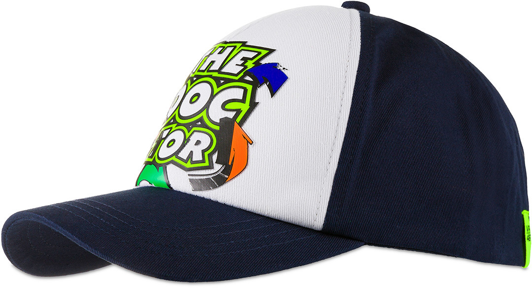 VR46 Street Art Casquette Dames Blanc Bleu unique taille