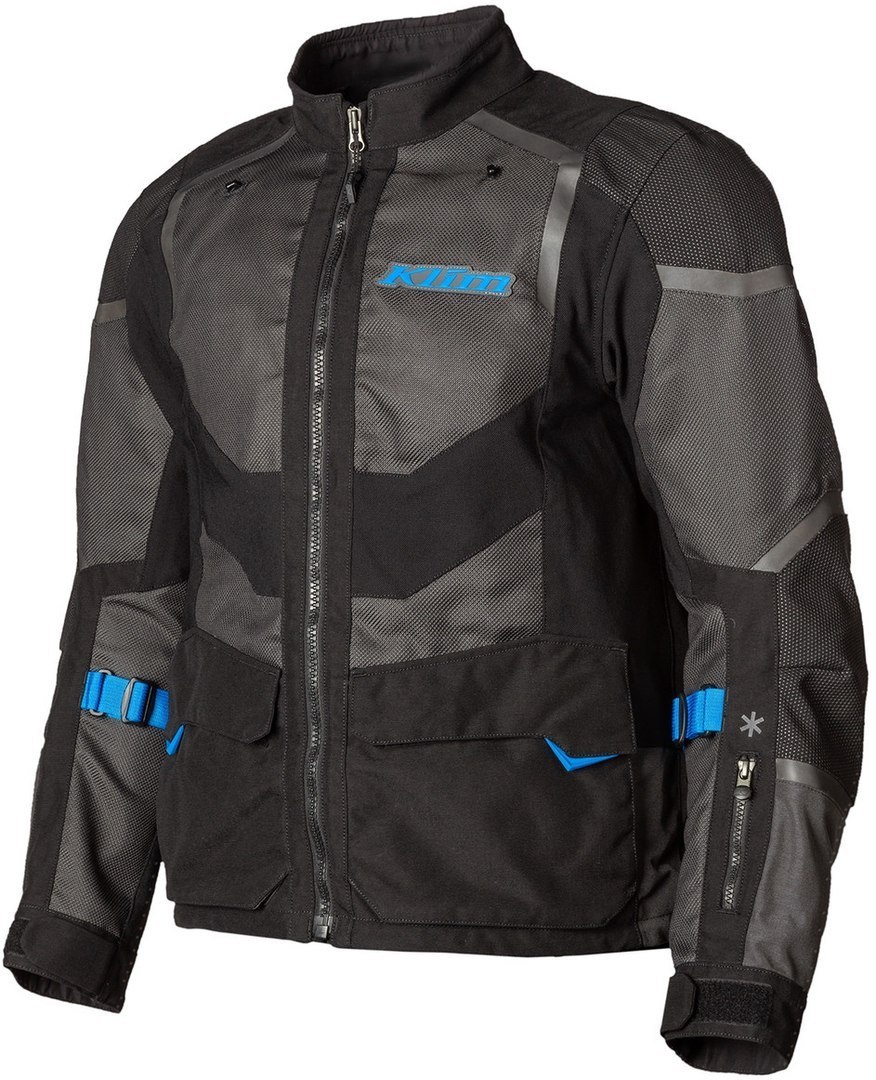 Klim Baja S4 Veste textile de moto Noir Gris L