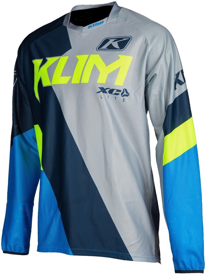 Klim XC Lite Maillot Motocross Gris Bleu S