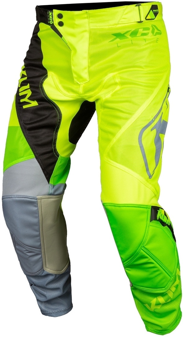 Klim XC Lite Pantalon Motocross Noir Jaune 30