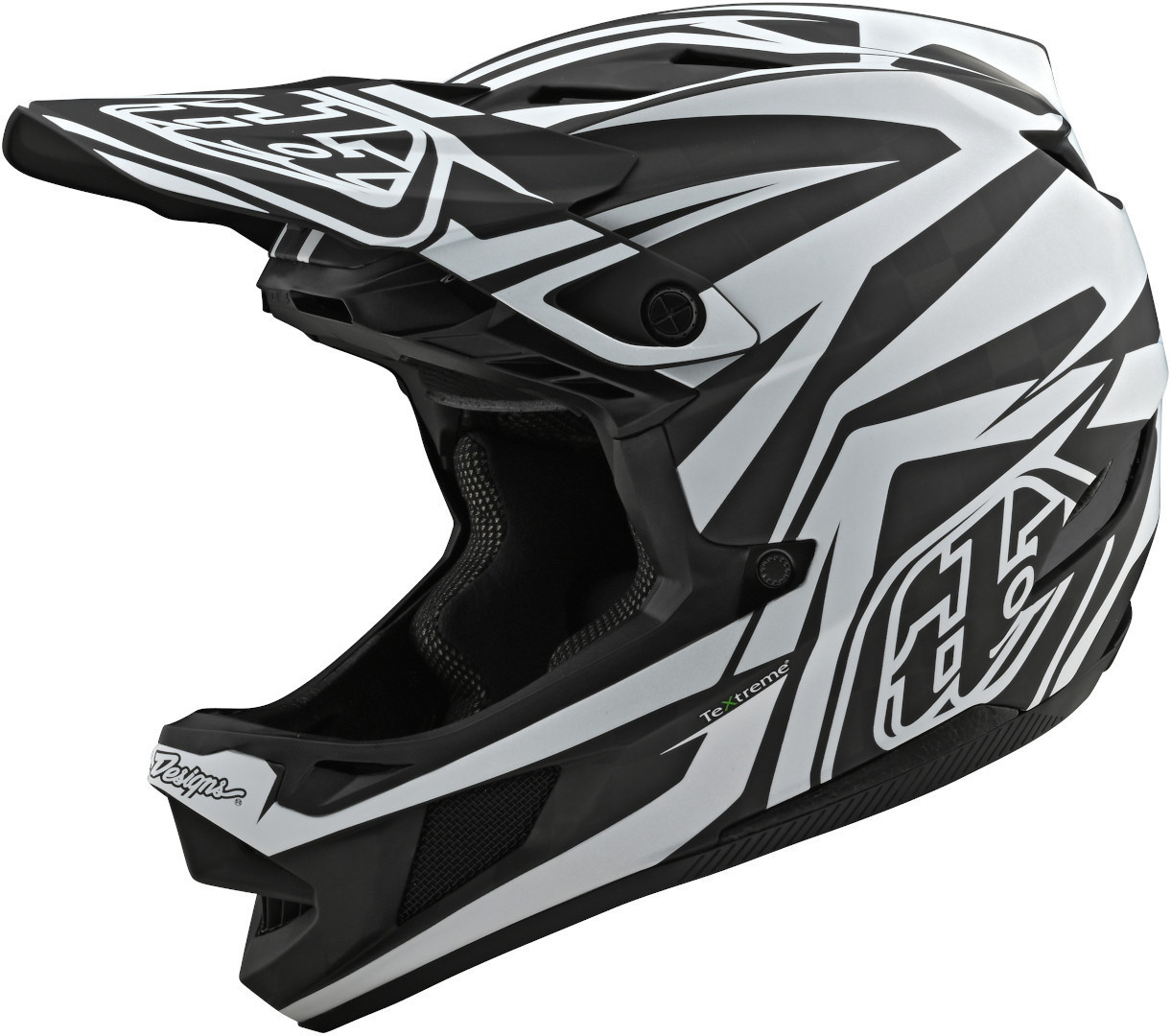 Troy Lee Designs D4 Slash MIPS Carbon Casque de descente Noir Blanc M