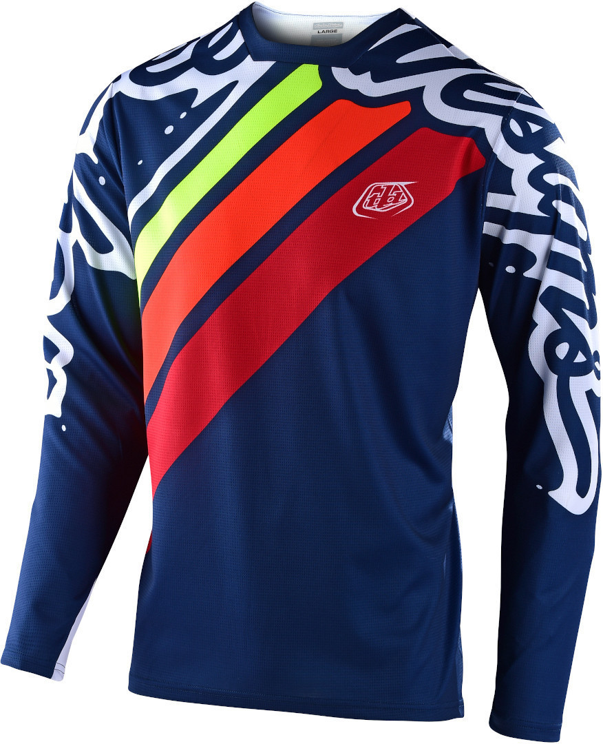 Troy Lee Designs Seca Sprint 2.0 Jersey Blanc Rouge Bleu S