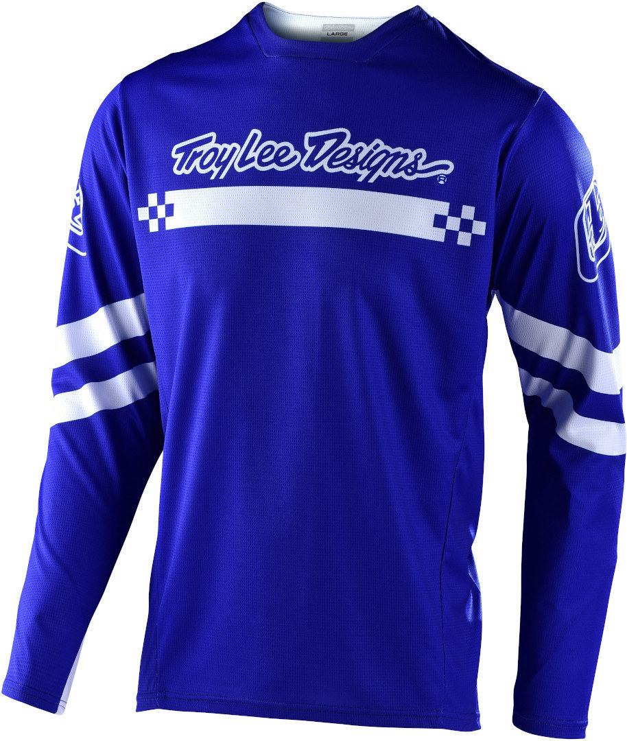 Troy Lee Designs Sprint Factory Jersey Blanc Bleu M