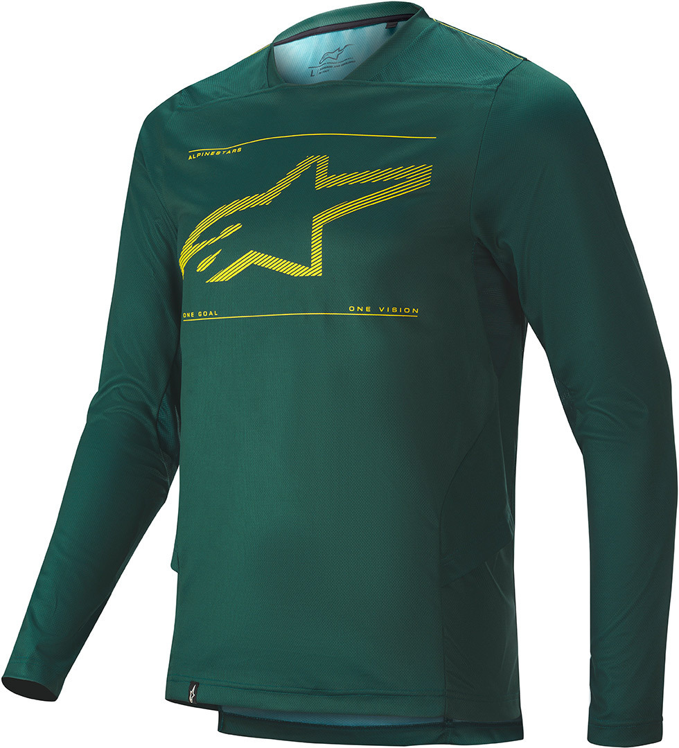Alpinestars Drop 6.0 Maillot de vélo LS Vert S