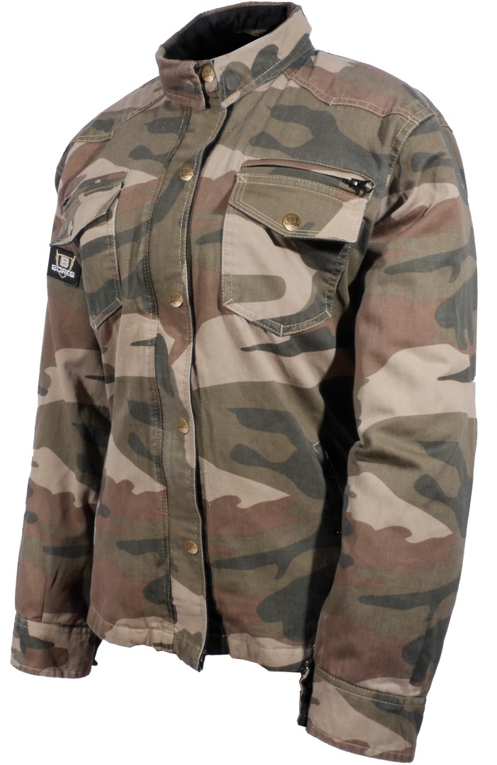Bores Military Jack Ladies Motorcycle Textile Jacket Veste textile ... Multicolore 2XS