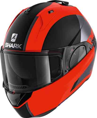 Shark Evo-ES Endless Casco Negro Rojo XS