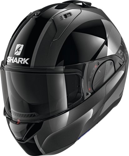 Shark Evo-ES Endless Casco Negro Gris S