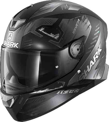 Shark Skwal 2.2 Venger Helmet Casco Negro Gris XS