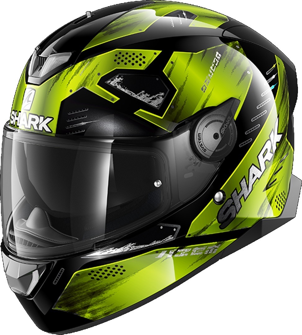 Shark Skwal 2.2 Venger Helmet Casque Noir Vert XS