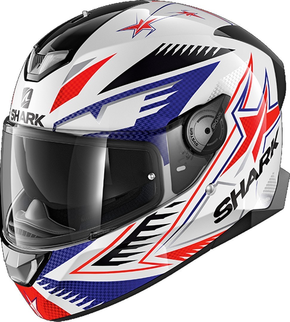 Shark Skwal 2.2 Draghal Casque Noir Blanc Rouge XS