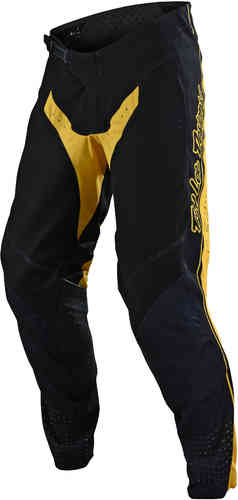 Troy Lee Designs SE Pro Boldor Pantalones de Motocross Negro Amarillo 34