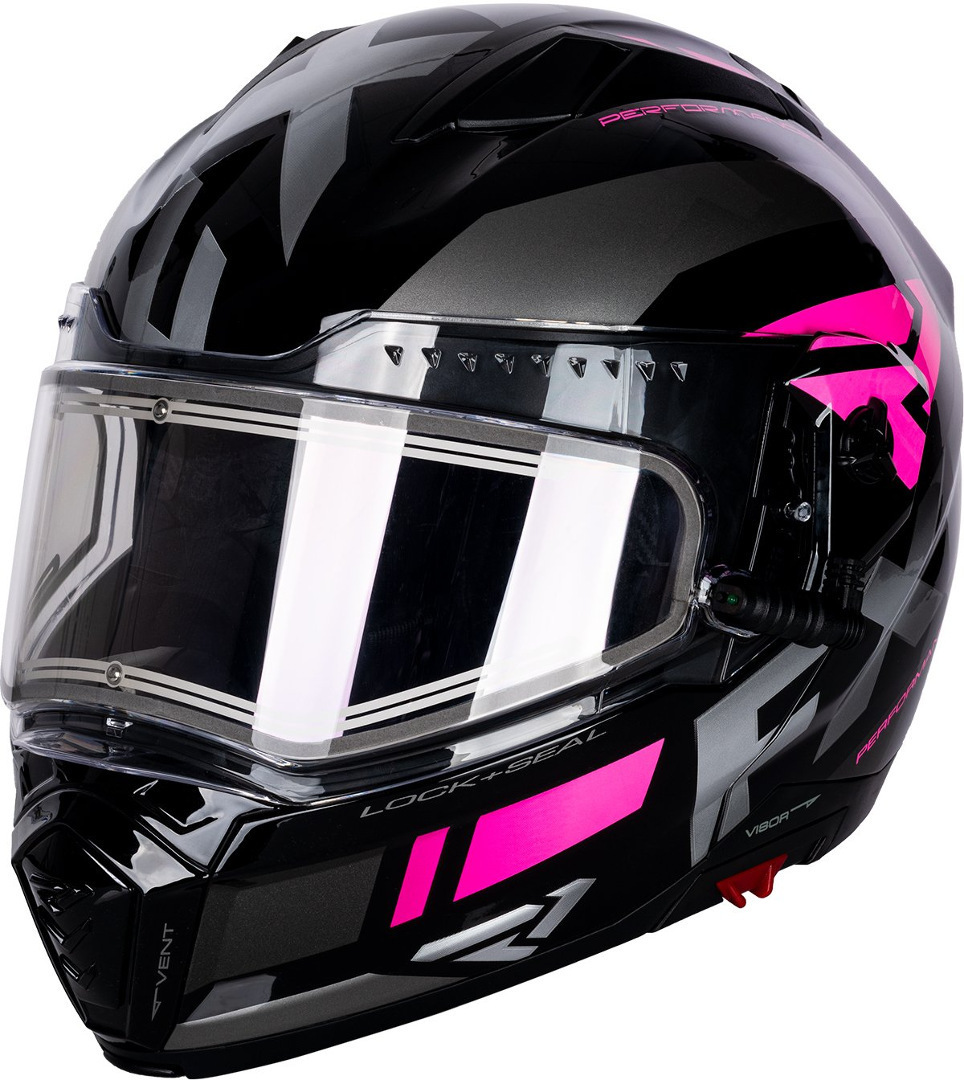 FXR Maverick Modular Team Casque de motoneige Noir Rose XS