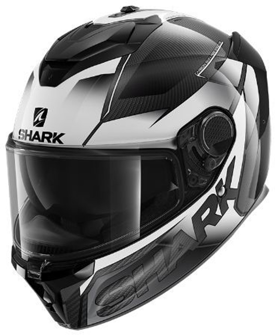 Shark Spartan GT Carbon Shestter Helmet Casque Noir Blanc XS