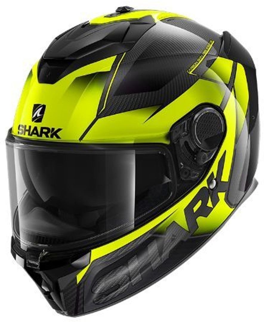 Shark Spartan GT Carbon Shestter Helmet Casque Noir Jaune XS