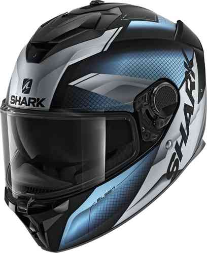 Shark Spartan GT Elgen Helmet Casco Negro Azul L