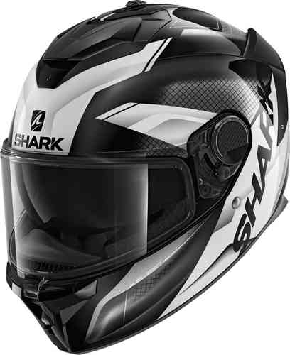 Shark Spartan GT Elgen Helmet Casco Negro Blanco S