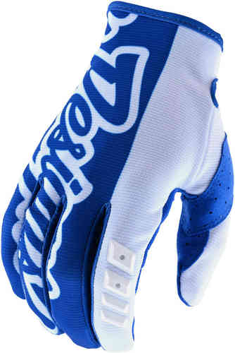 Troy Lee Designs GP Motocross Handschuhe Blanco Azul 2XL