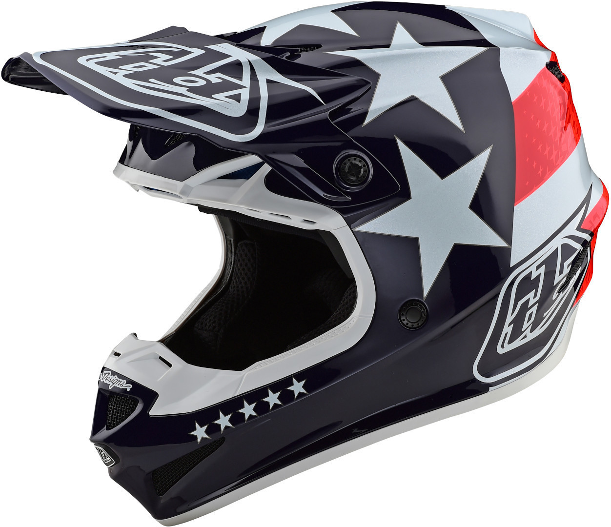 Troy Lee Designs SE4 PA Freedom Casque de motocross de jeunesse Multicolore L