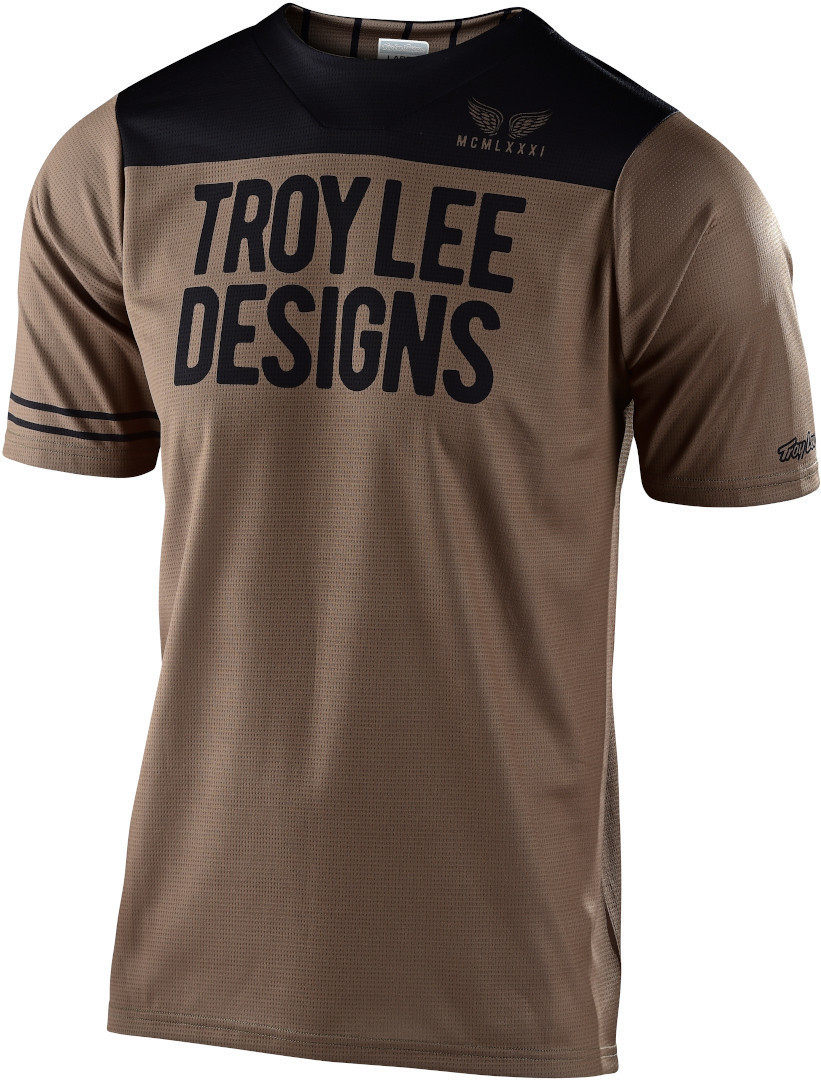 Troy Lee Designs Skyline Block T-Shirt Noir Brun XL