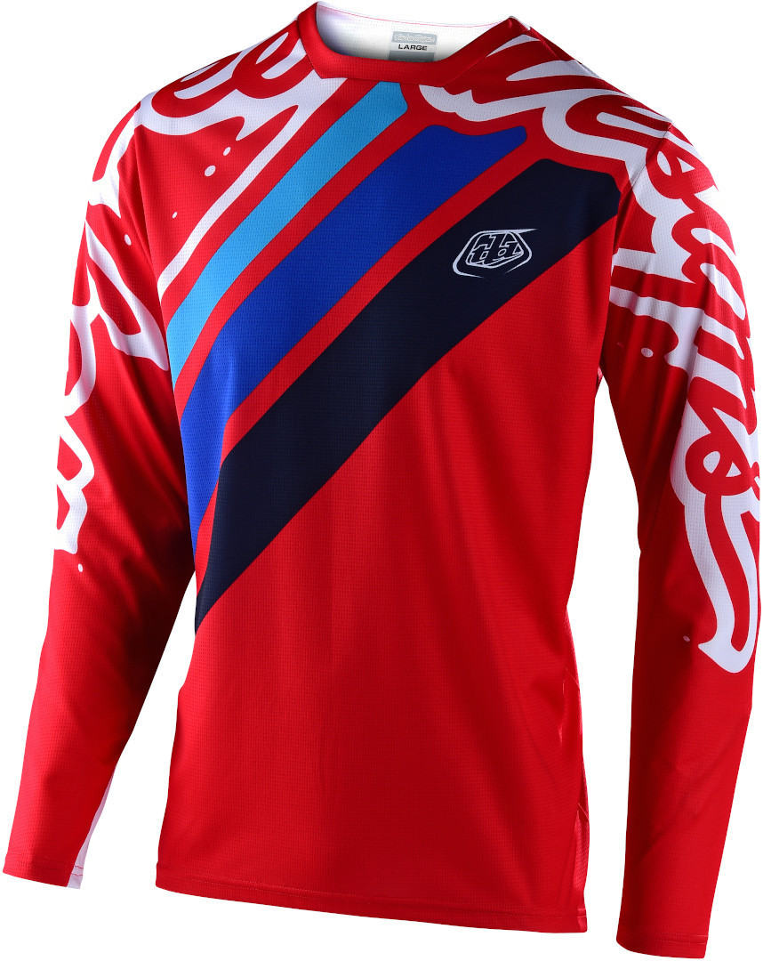 Troy Lee Designs Sprint Seca 2.0 Maillot de jeunesse Blanc Rouge XL