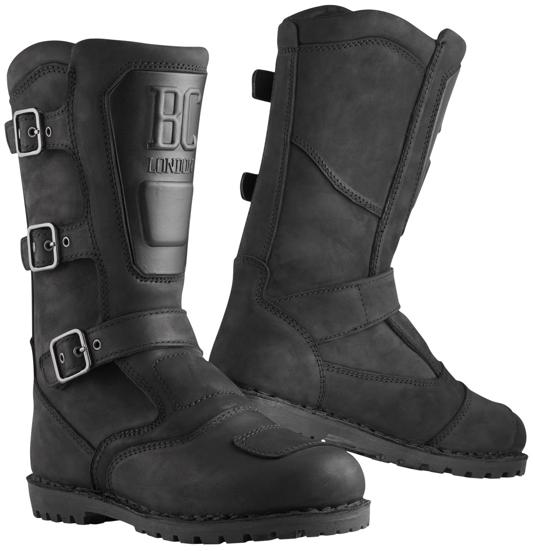 Black-Cafe London Cruiser-X Bottes de moto Noir 37