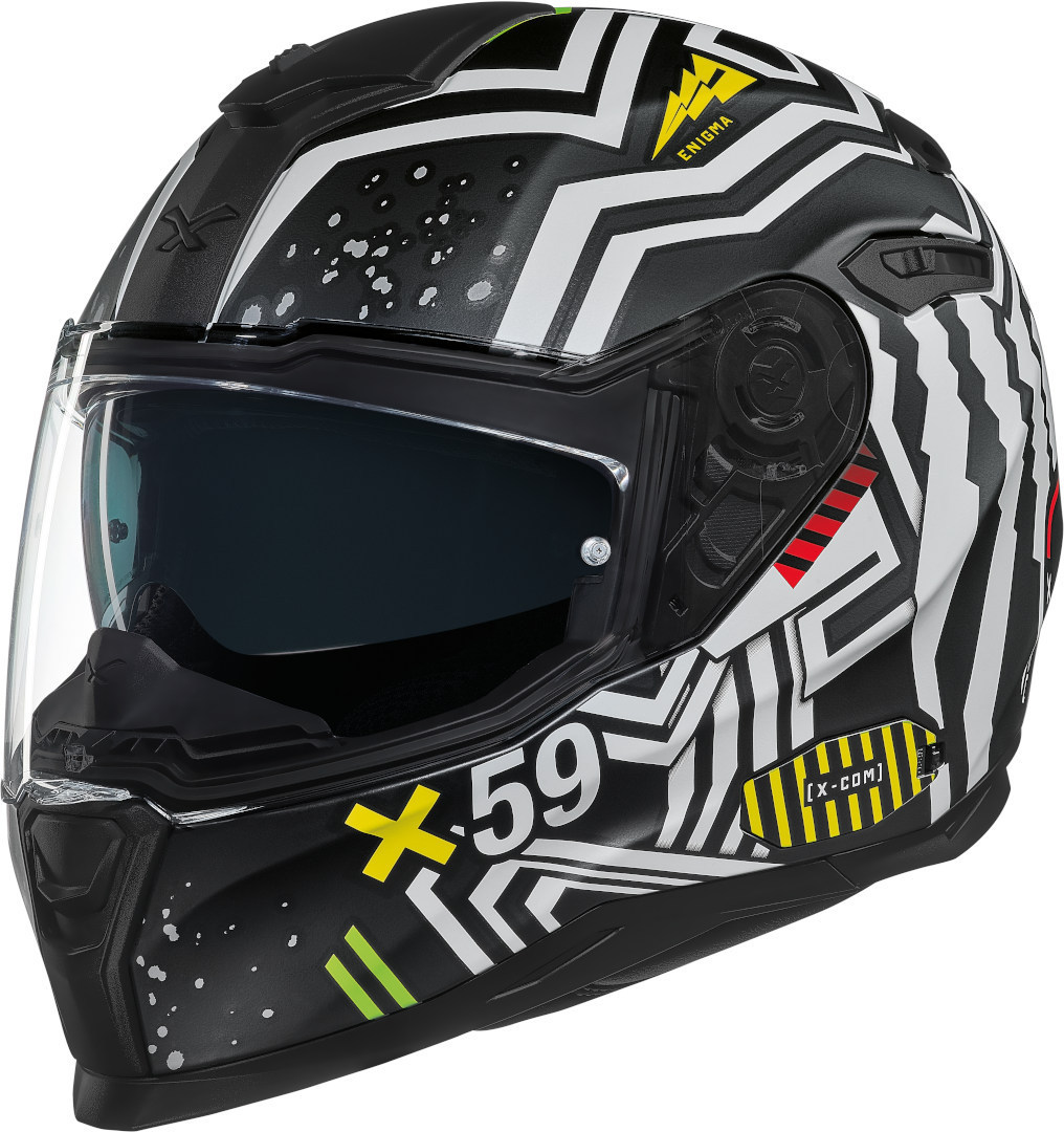 Nexx Urban SX.100 Enigma Casque Noir Blanc S