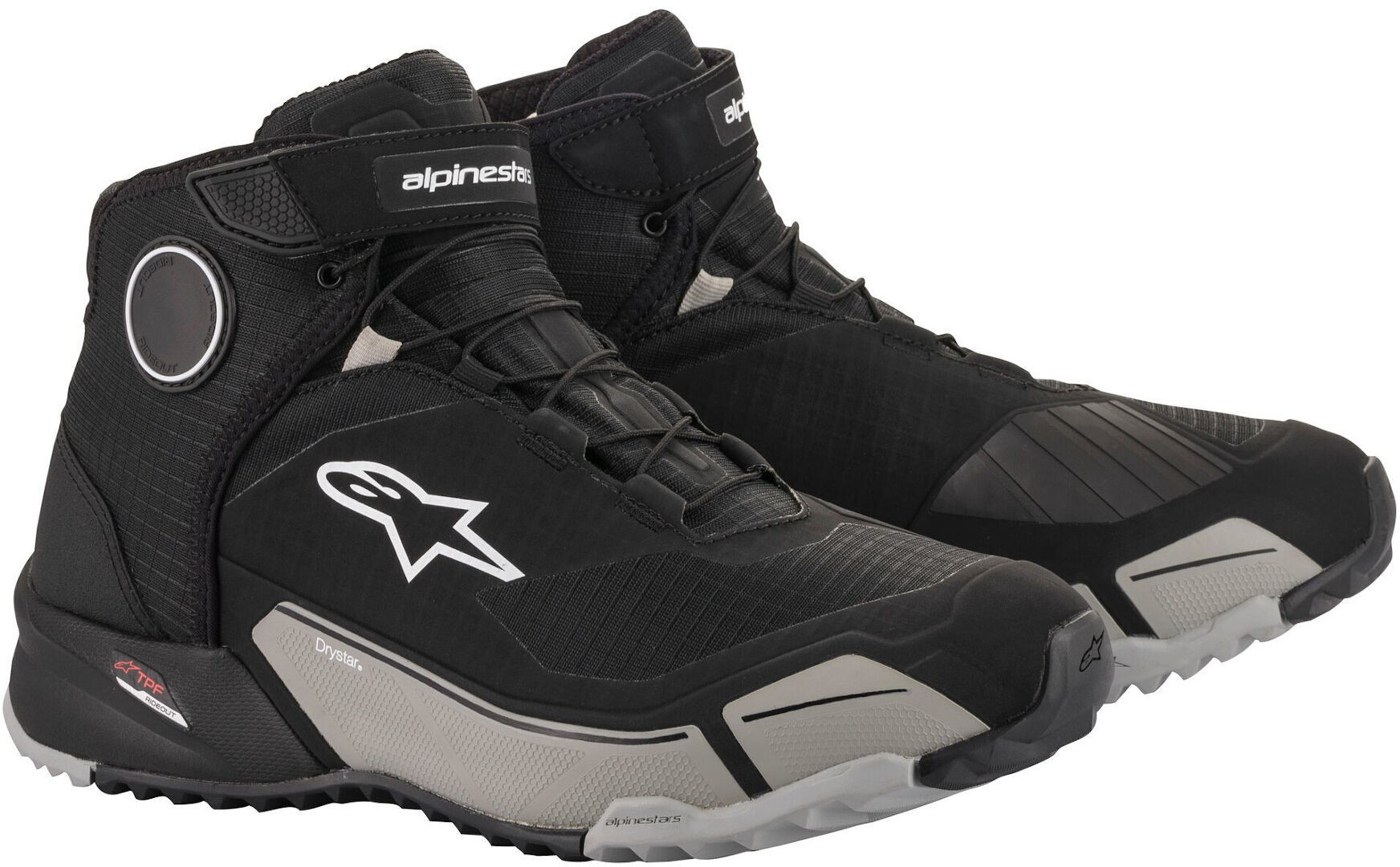 Alpinestars CR-X Drystar Chaussures de moto Noir Gris 38