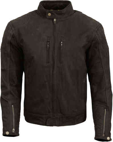 Merlin Stockton Chaqueta de cuero de motocicleta Negro M