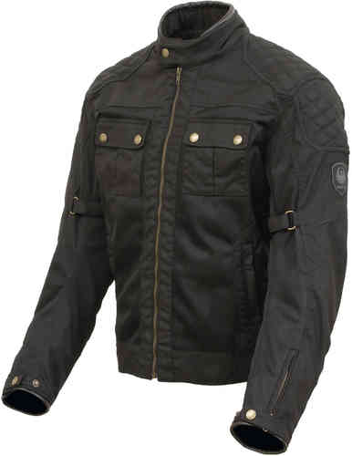 Merlin Shenstone Chaqueta encerada para motocicletas Negro 3XL