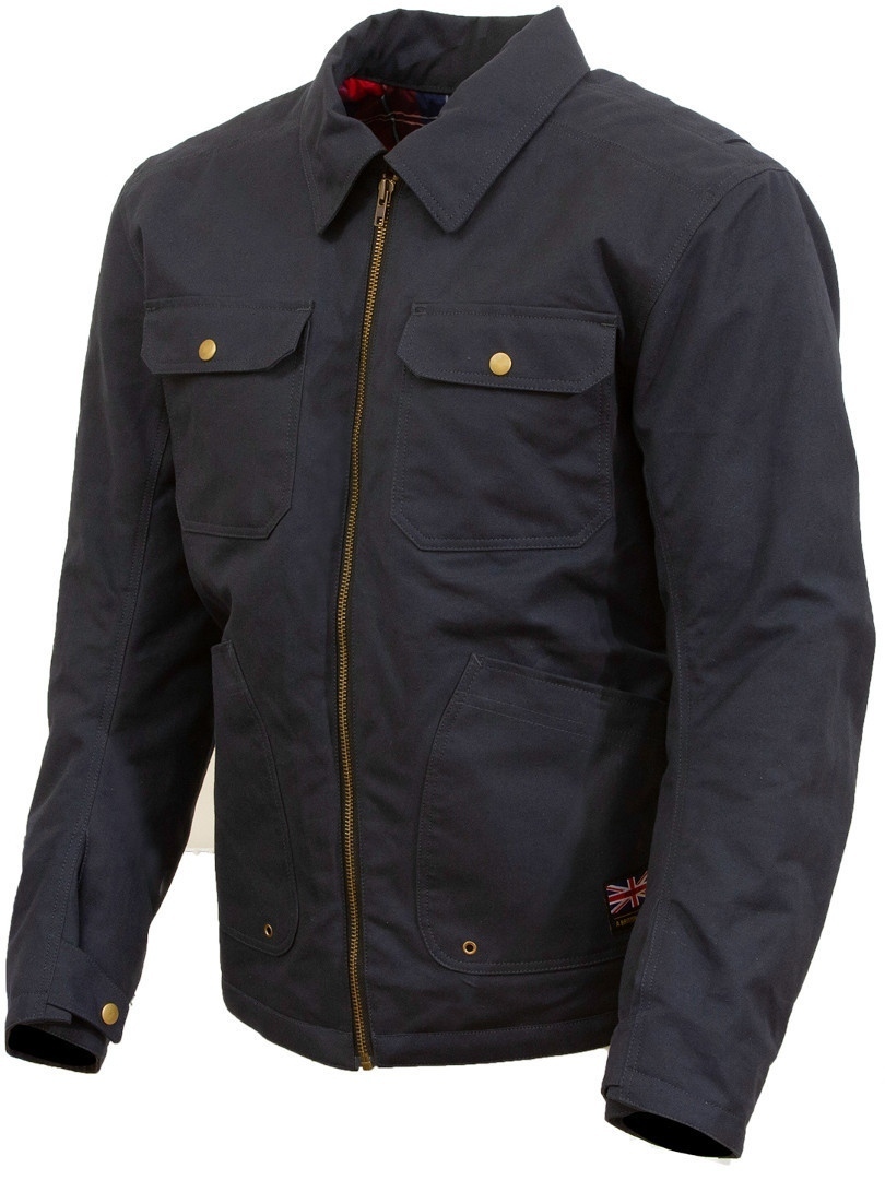 Merlin Dawson Veste textile de moto Bleu S