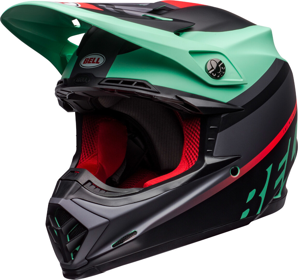 Bell Moto-9 Prophecy MIPS Casque Motocross Noir Vert S