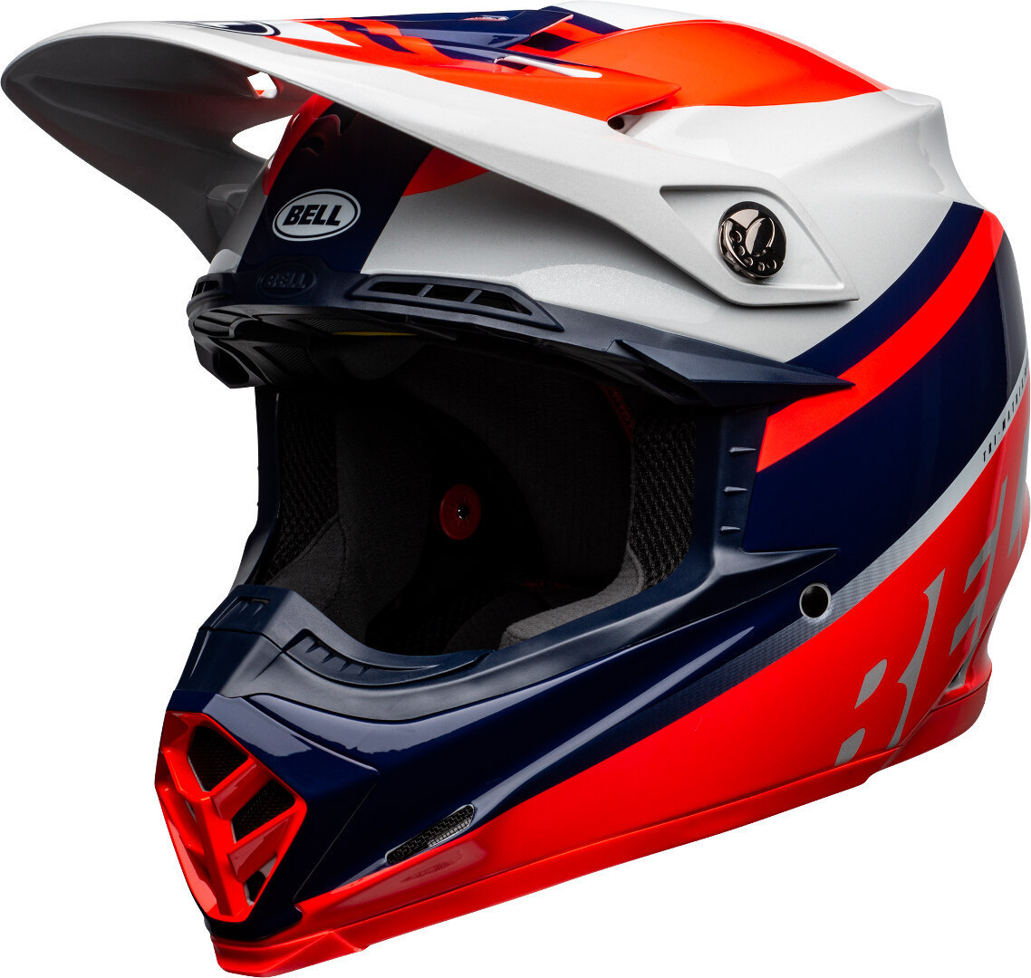 Bell Moto-9 Prophecy MIPS Casque Motocross Rouge Bleu S