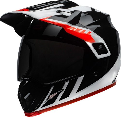 Bell MX-9 Adventure Dash MIPS Casco Negro Blanco Naranja S