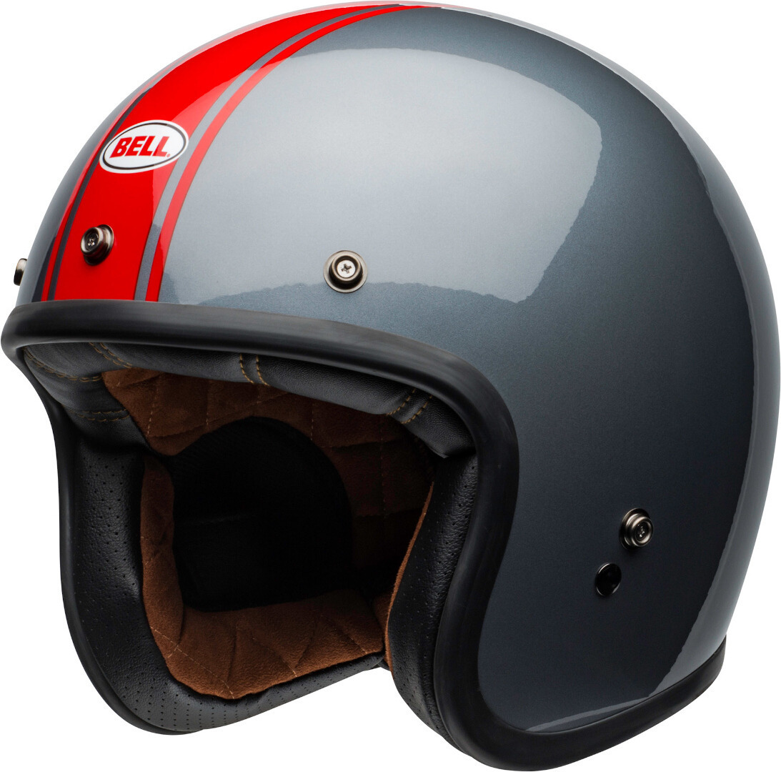 Image of Bell Custom 500 DLX Rally Casque Jet Gris Argent M