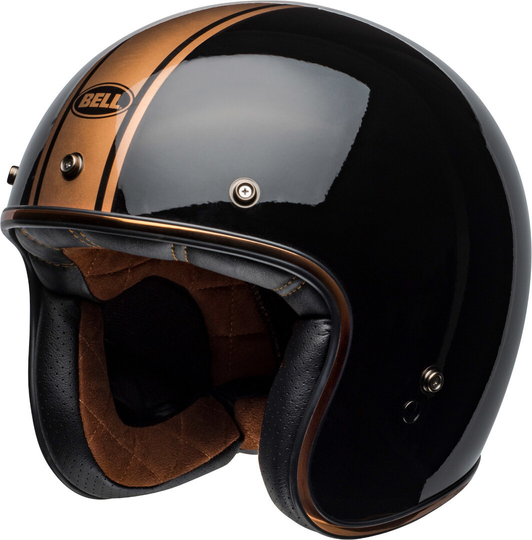 Image of Bell Custom 500 DLX Rally Casque Jet Noir S