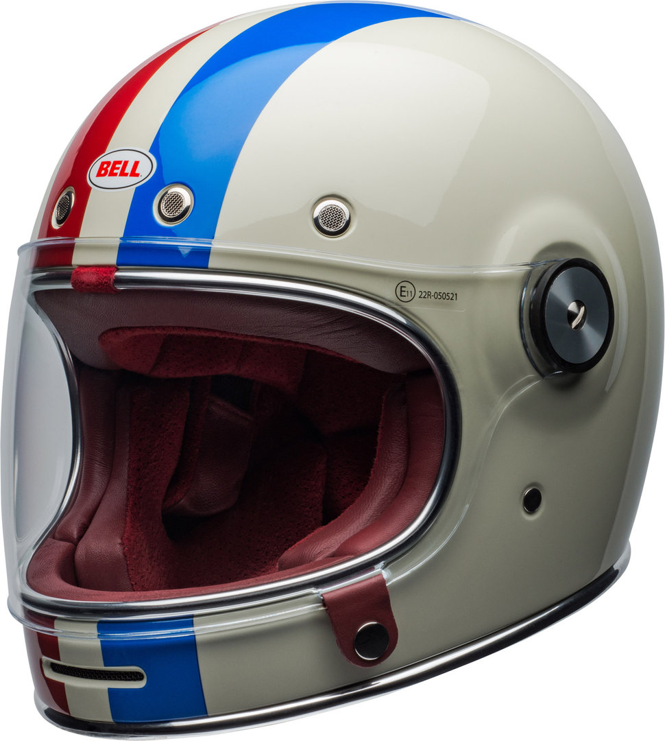 Image of Bell Bullitt DLX Command Casque Blanc Rouge Bleu L