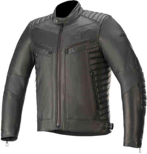 Alpinestars Burstun Chaqueta de cuero de motocicleta Negro 54